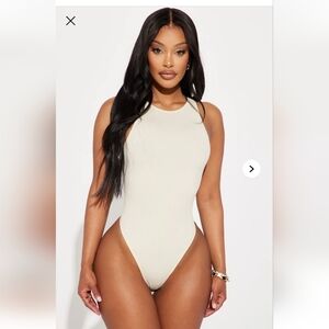 Fashion Nova - Sienna Seamless Bodysuit- W Sz Medium